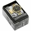 Men Carvavelle By Bulova Two-Tone Black Dial Watch Box Set-45K000 1 Men Carvavelle By Bulova Two-Tone Black Dial Watch Box Set-45K000 -leather watch shop 702096fb 13ac 4e0b a253 eb083b4f9b8a