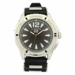 Mens U.S. Polo Assn.® Analog Watch With Bullet Band