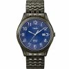 Mens Timex® Black Dial Watch - T2P2039J -leather watch shop 72a23604 c716 4658 90ec bbbf883023c8