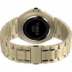 Mens Timex® 43mm Solar-Powered Gold-Tone Watch - TW2V39800JI 9 Mens Timex® 43mm Solar-Powered Gold-Tone Watch - TW2V39800JI -leather watch shop 7360e11d 464b 49cc 871d cf084e022b21