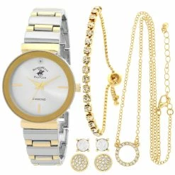 Beverly Hills Polo Club Analog Watch Set - 81765-BHP