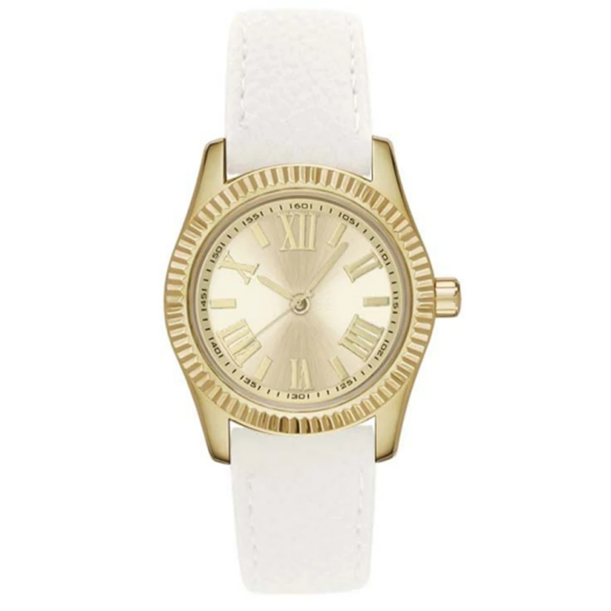 Womens Gold-Tone Light Champagne Sunray Dial Watch - 9114G-07-A03 3 Womens Gold-Tone Light Champagne Sunray Dial Watch - 9114G-07-A03