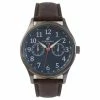Mens Caribbean Joe Gunmetal-Tone Watch - CJ7114GU -leather watch shop 750d9473 97f8 47d6 8e3d a005af295d83