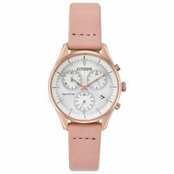Citizen® Eco-Drive Leather Strap Watch - FB1443-08A