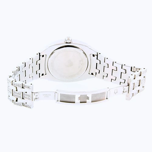 Mens Bulova Crystal Accent Chrono Bracelet Watch - 96C002 5 Mens Bulova Crystal Accent Chrono Bracelet Watch - 96C002 - Image 3
