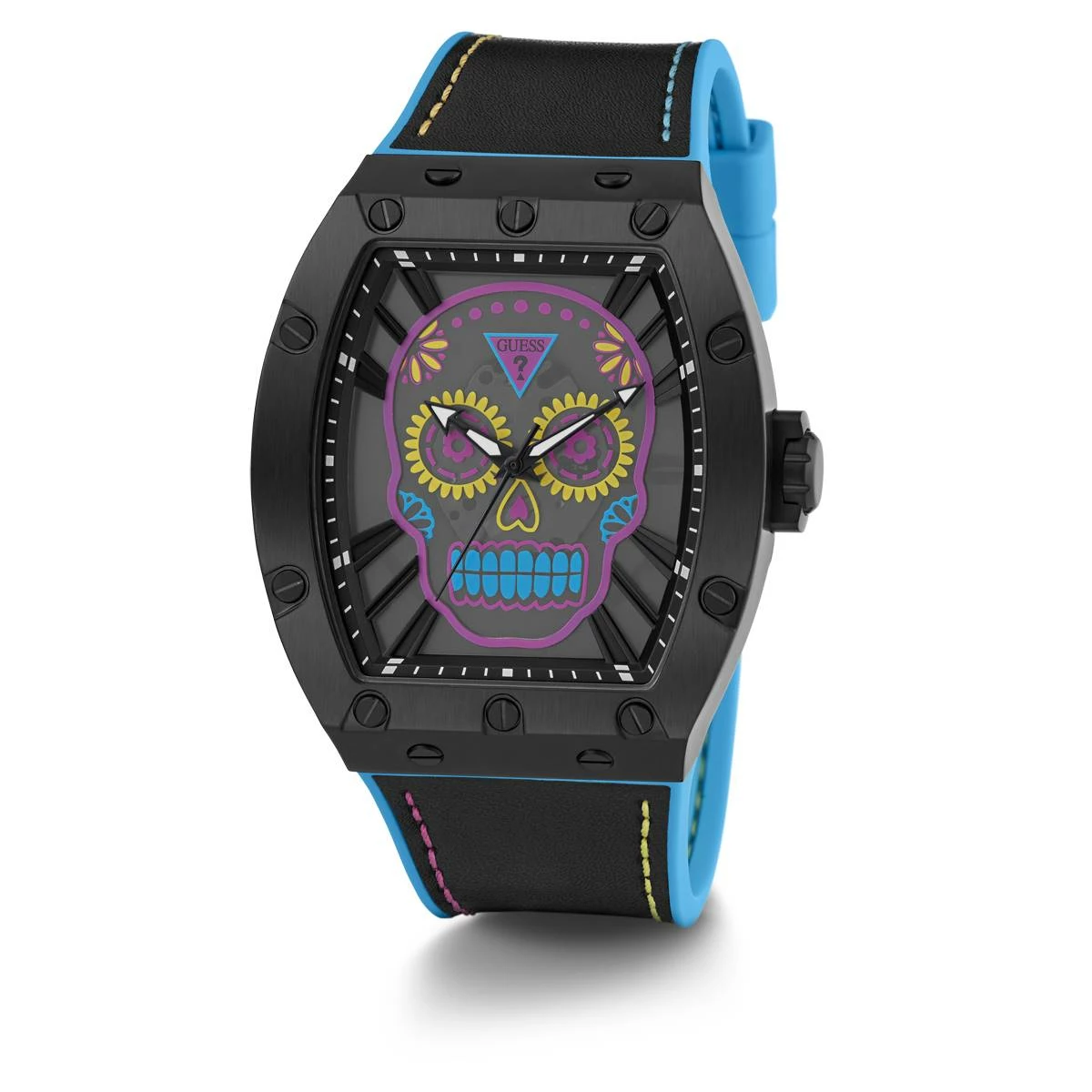 Mens Guess Watches® Day Of The Dead Silicone Watch - GW0506G1 6 Mens Guess Watches® Day Of The Dead Silicone Watch - GW0506G1 - Image 4