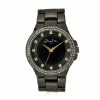 Mens Sean John Gunmetal-Tone Crystal Bezel Watch SJ0004GU -leather watch shop 7ce1d683 c4de 4a52 8fd9 670638c3ec82