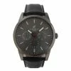 Mens Caribbean Joe Black Strap/Gunmetal Dial Watch - CJ7129GU -leather watch shop 7dab87c5 4e9e 44af b0a5 87ca6a1857d8