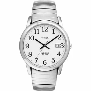 Mens Timex® Easy Reader Silver-Tone Watch - T2H451 3 Mens Timex® Easy Reader Silver-Tone Watch - T2H451