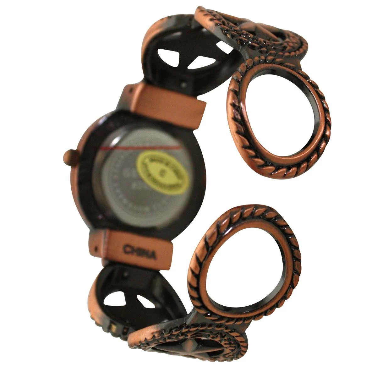 Olivia Pratt™ Circles Shape Bangle Watch - H3578 5 Olivia Pratt™ Circles Shape Bangle Watch - H3578 - Image 3