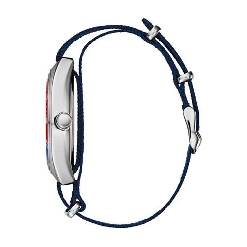 Mens Caravelle Nato Nylon Blue Strap Watch - 43B167 4 Mens Caravelle Nato Nylon Blue Strap Watch - 43B167 - Image 2