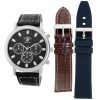 Mens Beverly Hills Polo Club Analog Watch Set - 55212-BHP -leather watch shop 88fc0618 2217 4716 b271 7568cde13881