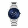 Mens Caravelle Multifunctional Blue Dial Bracelet Watch - 43D107 -leather watch shop 8bb3b776 75be 49aa a2c2 e63b50f92fe9