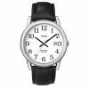 Mens Timex® Easy Reader® Black Strap Watch - T2H281JT -leather watch shop 9270eaee 7e5c 47e9 92ff e6581aeff03e