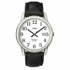 Mens Timex® Easy Reader® Black Strap Watch - T2H281JT