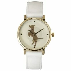 Womens Olivia Pratt Dog & Bone Silicone Watch - 16765WHITE