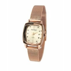 Ellen Tracy Faceted Bezel Watch - ET5188RG