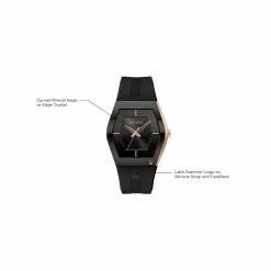 Mens Bulova Latin GRAMMY® Black Rosegold Strap Watch - 97A163 -leather watch shop 9d6dfd51 fc16 43e4 9858 c370216ced9a