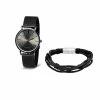 Mens Steeltime Bracelet & Watch Set - C6-002-W-918-004-B -leather watch shop 9ef4b1f5 262c 4401 ad6c cd2437d4cb42