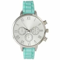 Womens Olivia Pratt Silicone Boyfriend Watch - 40006MINT