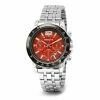 Mens Steeltime Red Gunmetal Watch - B80-209-W -leather watch shop a34d8e2b f38e 4ce6 88da 53b9a3564de0