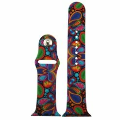 Olivia Pratt™ Printed Apple Watch Band-8844-COLORFULLEAVES -leather watch shop a3c3e835 a7ac 4b4b 8ce1 ce136f91feeb