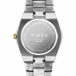 Mens Timex® Stainless Steel Blue Dial Watch - TW2V53800JI -leather watch shop a4375c44 5e82 427e 997d 94269ca0c8c1