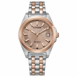 Citizen® Corso Two-Tone/Rose Gold Dial Watch - EO1226-59X
