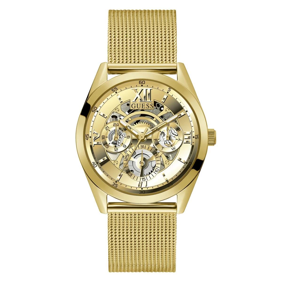 Mens Guess Gold-Tone Stainless Steel Watch - GW0368G2 3 Mens Guess Gold-Tone Stainless Steel Watch - GW0368G2