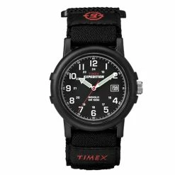 Mens Timex® Black Fast-Wrap® Watch - T400119J