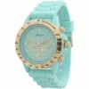 Olivia Pratt Silicone Rhinestone Watch - 14994MINT -leather watch shop ac06bbd8 3436 412b 9fdd 4c316a249508