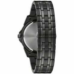 Mens Bulova Crystal Accent Watch & Bracelet Gift Set - 98K109 -leather watch shop ac16316c aac6 410f 8c18 c60edb5481d6