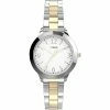 Timex® Two-Tone Case Silver Dial Watch - TW2V35900JI -leather watch shop ae61be67 8914 4151 b085 b79a06898684