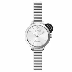 Jones New York Silver-Tone Diamond Watch - 13636S-42-B28