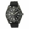 Mens IZOD® Black Dial And Bracelet Watch - IZO5152SM -leather watch shop b033bd17 70da 4560 8a47 0185f0e35fd6