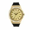 Mens Sean John Crystal Integrated Rubber Strap Watch SJ0012GD