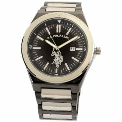Mens U.S. Polo Assn.® Two-Tone Watch - USC80674JC