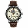 Mens Citizen® Brycen Eco-Drive Brown Chronograph Watch-CA0649-06X -leather watch shop b46f96cf 0711 470e a88f 89d3a36a63d9