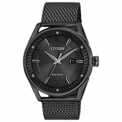 Mens Citizen® Eco-Drive Ion Plated Watch - BM6988-57E