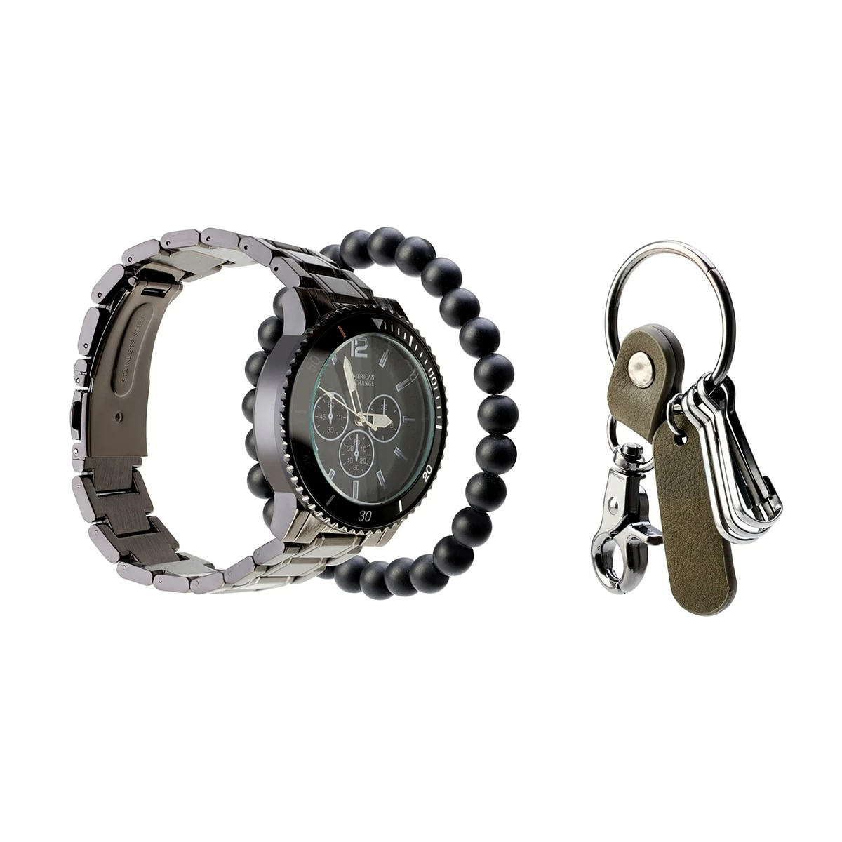 Mens American Exchange Gunmetal Watch Set - 9718U-42-X30 4 Mens American Exchange Gunmetal Watch Set - 9718U-42-X30 - Image 2