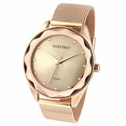 Ellen Tracy Rose Gold-Tone Watch - ET5180RG