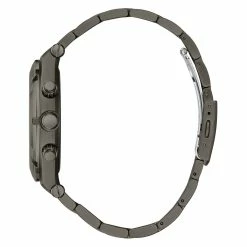 Mens Guess Gunmetal Stainless Steel Watch - GW0260G3 -leather watch shop b89cf66d 771f 49d7 a1a5 b7af9fcabde9