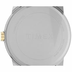 Mens Timex Two-Tone Easy To Read Dial Watch - TW2V40100JT -leather watch shop b945f5aa dd4e 4f25 a857 297a64d254e1