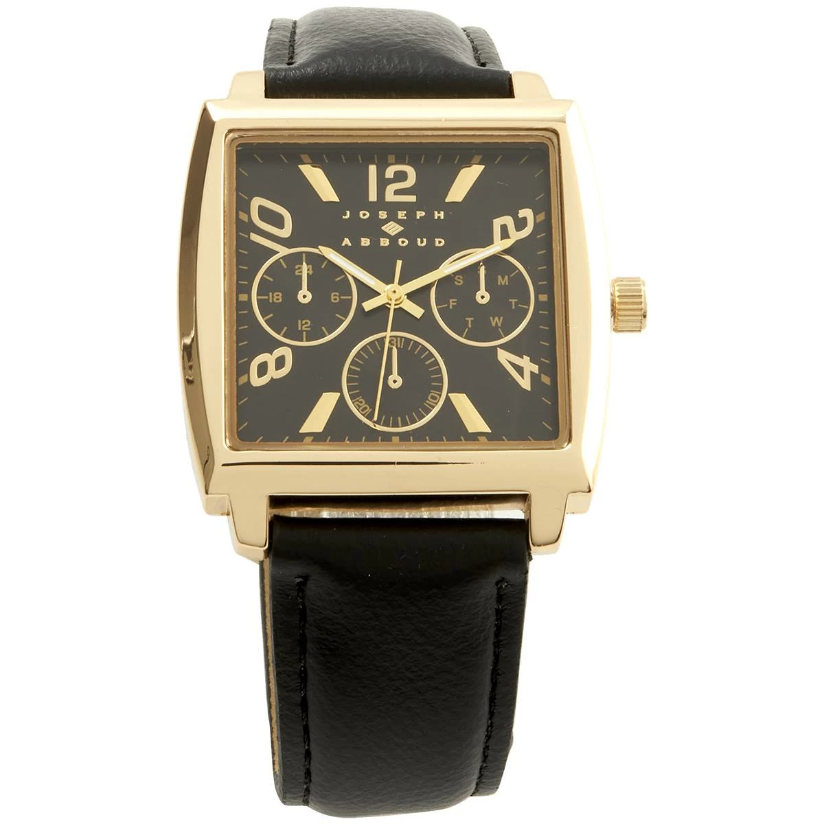 Mens Joseph Abboud Black & Gold-Tone Watch - AB-5105BKGP 3 Mens Joseph Abboud Black & Gold-Tone Watch - AB-5105BKGP