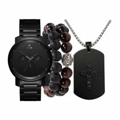 Mens Zoo York Analog Watch Set - 9103U-07-G30