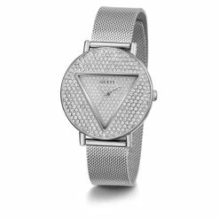 Guess Watches® Silver Case Stainless Steel Watch -GW0477L1 -leather watch shop bf3aa953 4ba5 48c5 9791 de3dcc5251d9