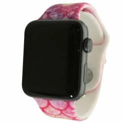 Olivia Pratt™ Printed Apple Watch Band-8844-HOTPINKMERMAID -leather watch shop c40ee4f1 5829 48e2 b756 4d7bf3f3d01a