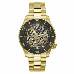 Mens Guess Watches® Gold Case Stainless Steel Watch - GW0488G2