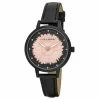 Laura Ashley® Black Sunflower Dial Strap Watch - LA31098BK -leather watch shop c5e9f80f e4cb 42ae 96b3 1b8edfcce59b