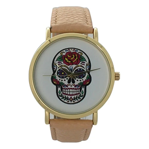 Womens Olivia Pratt Sugar Skull Leather Strap Watch - 15412 4 Womens Olivia Pratt Sugar Skull Leather Strap Watch - 15412 - Image 2